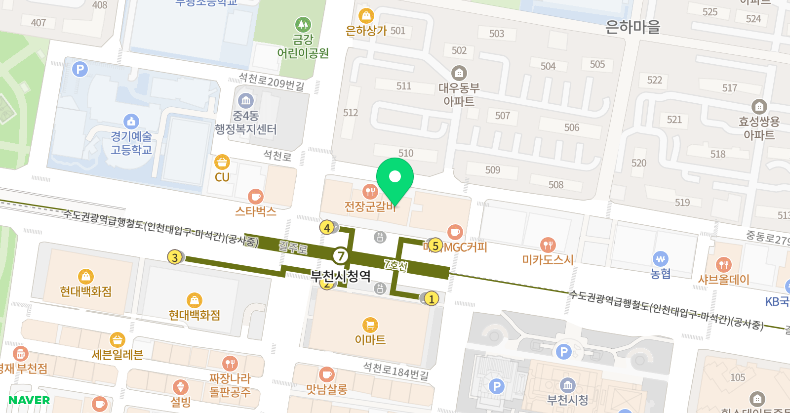 연예사관ENT 음악학원 위치