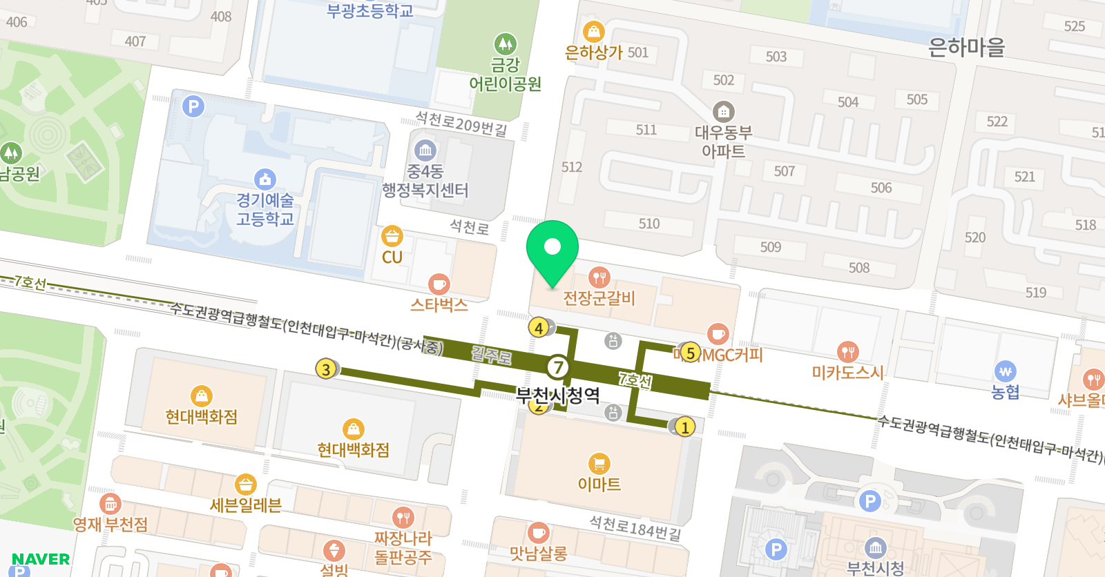 칼란 영어학원 위치