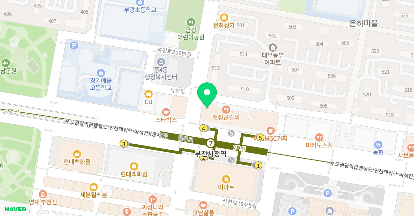 CMS 부천영재교육센터 위치