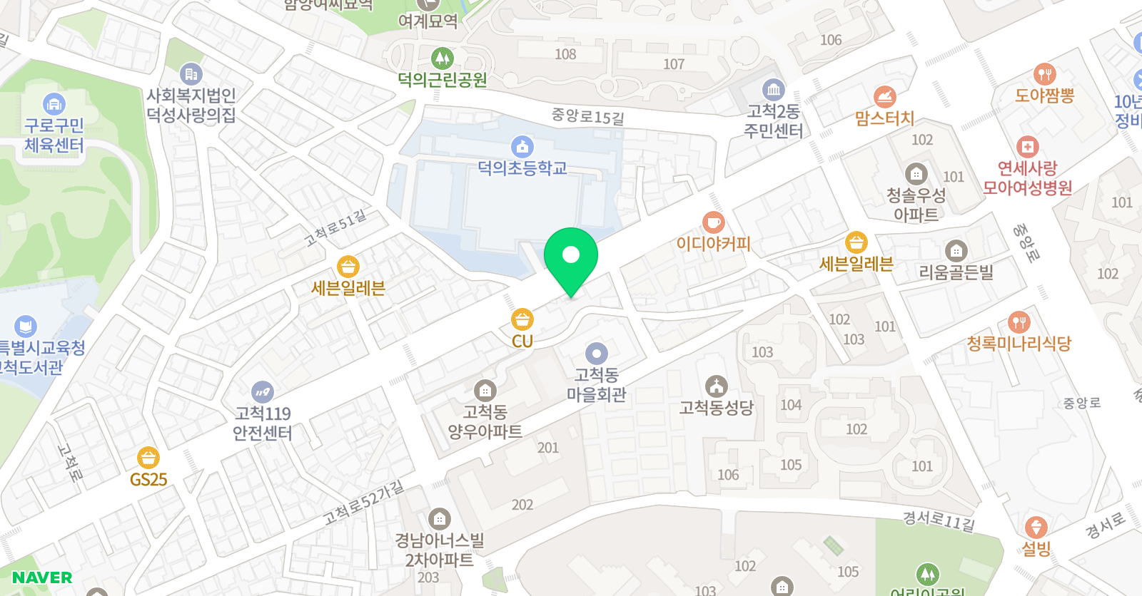 해맑은소리 피아노 위치