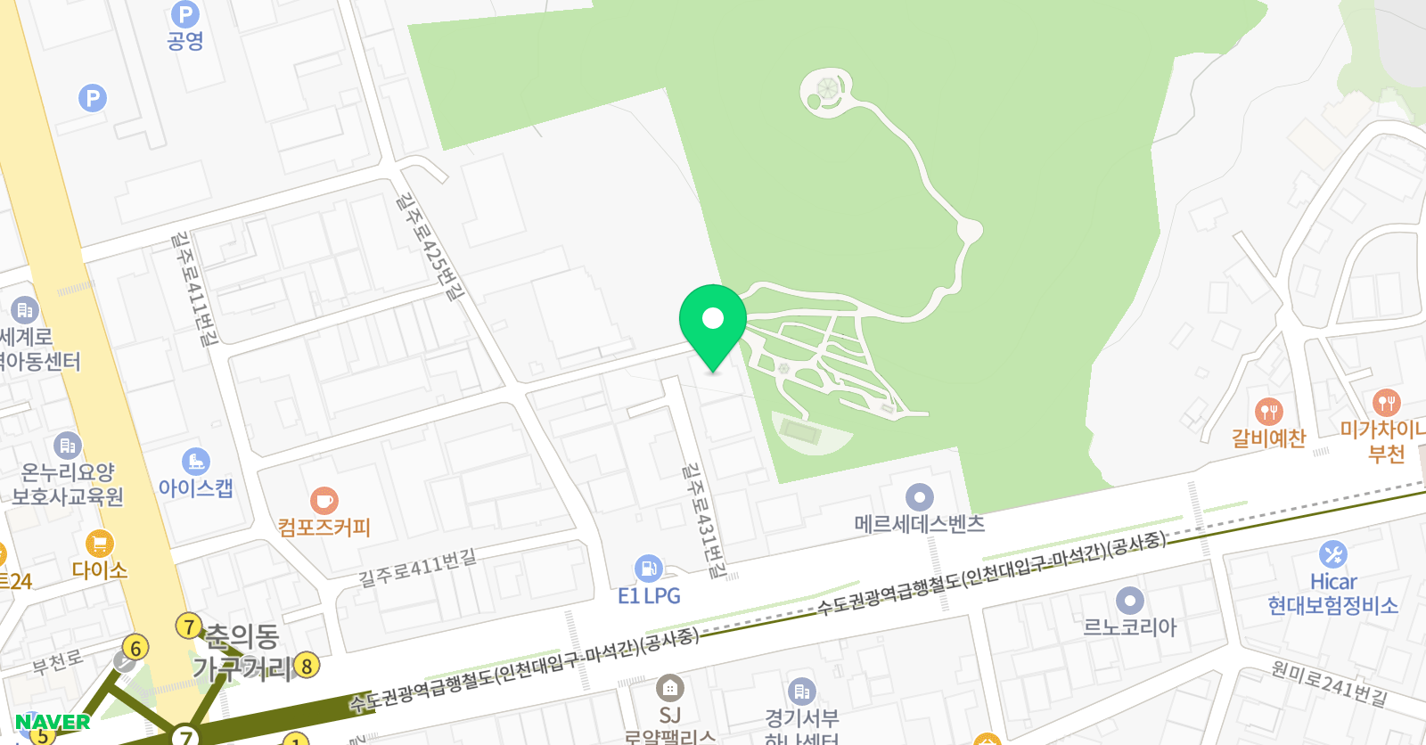 배구학원 프로발리볼센터 부천점 위치