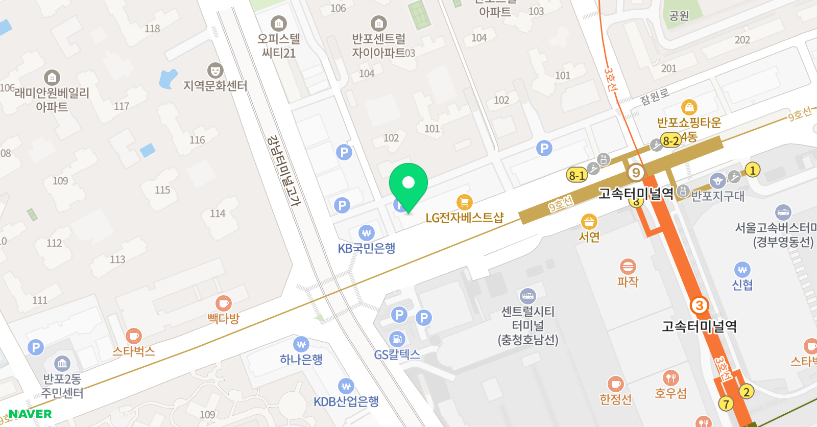 엔와이 영어보습학원 위치