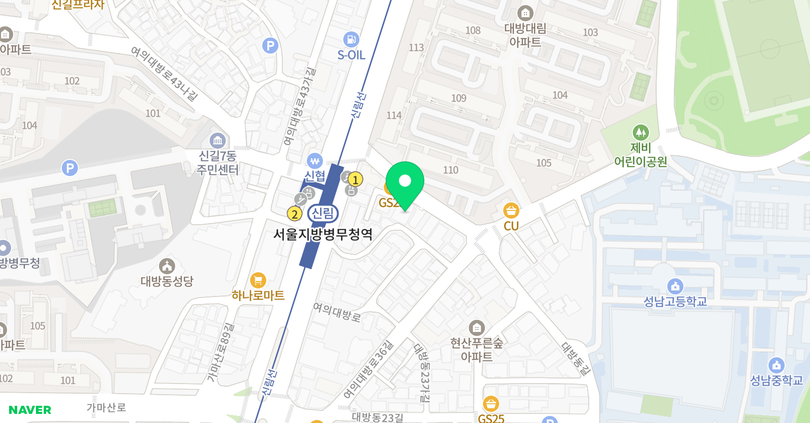 수탐대세 수학 초중등관 위치