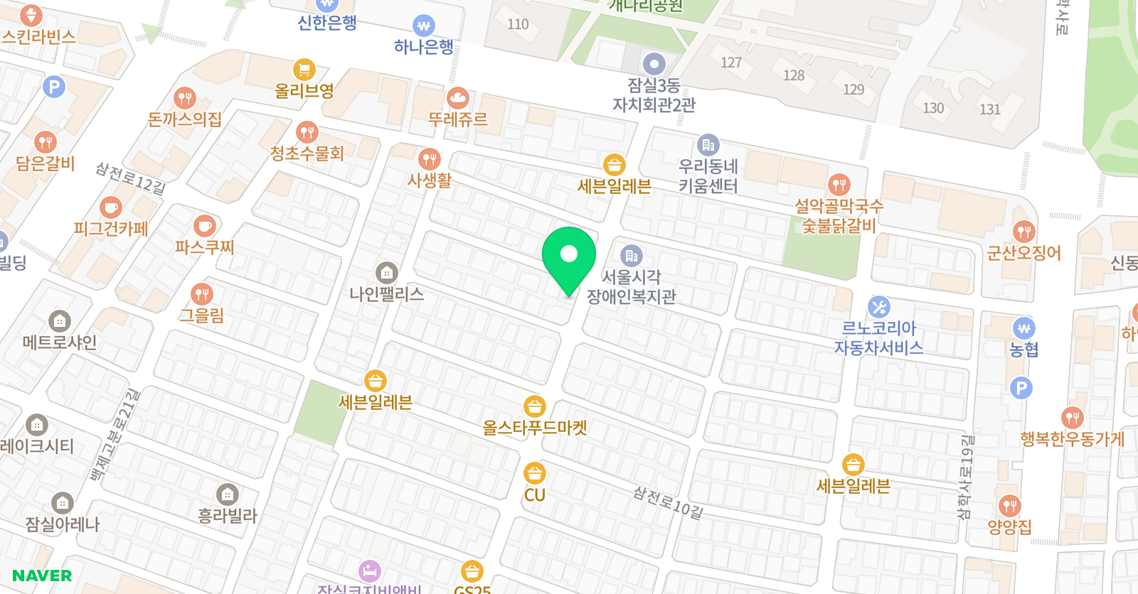 에스티피믿음 수학보습학원 위치
