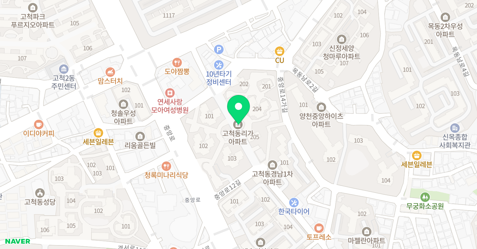 미지인 잉글리쉬 영어교습소 위치