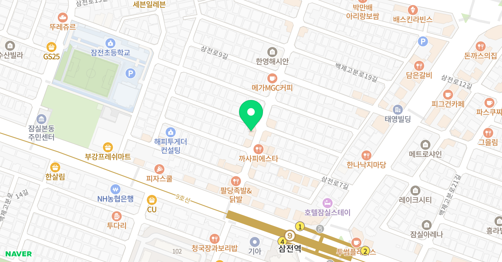 퍼스널 보이스 잠실점 위치