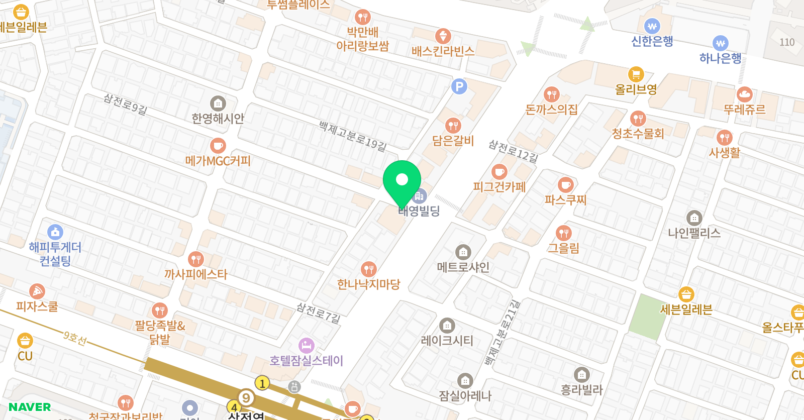 키즈마린 위치