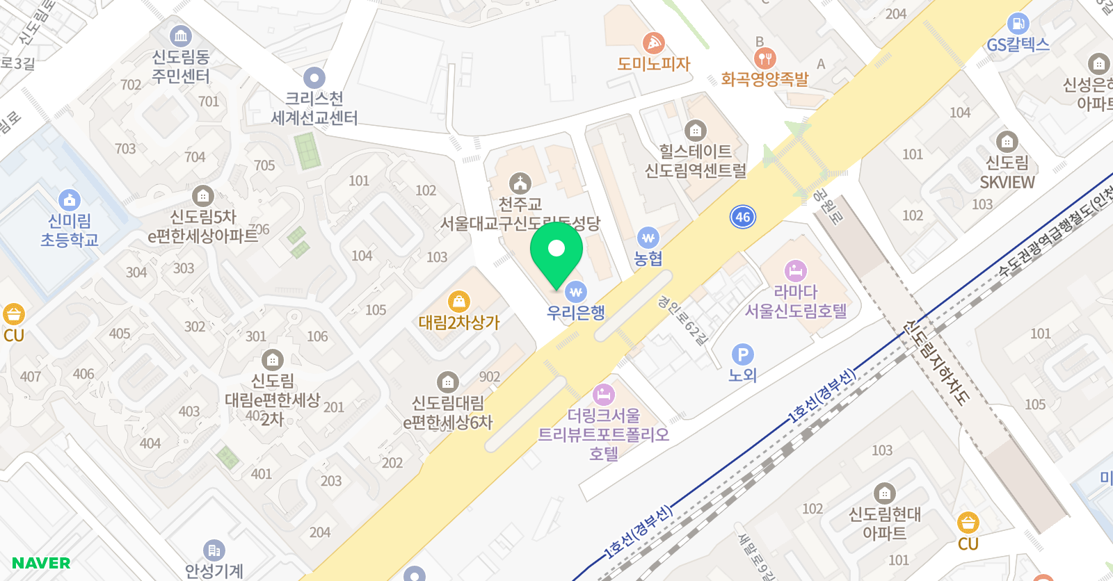생각하는 수학교습소 위치