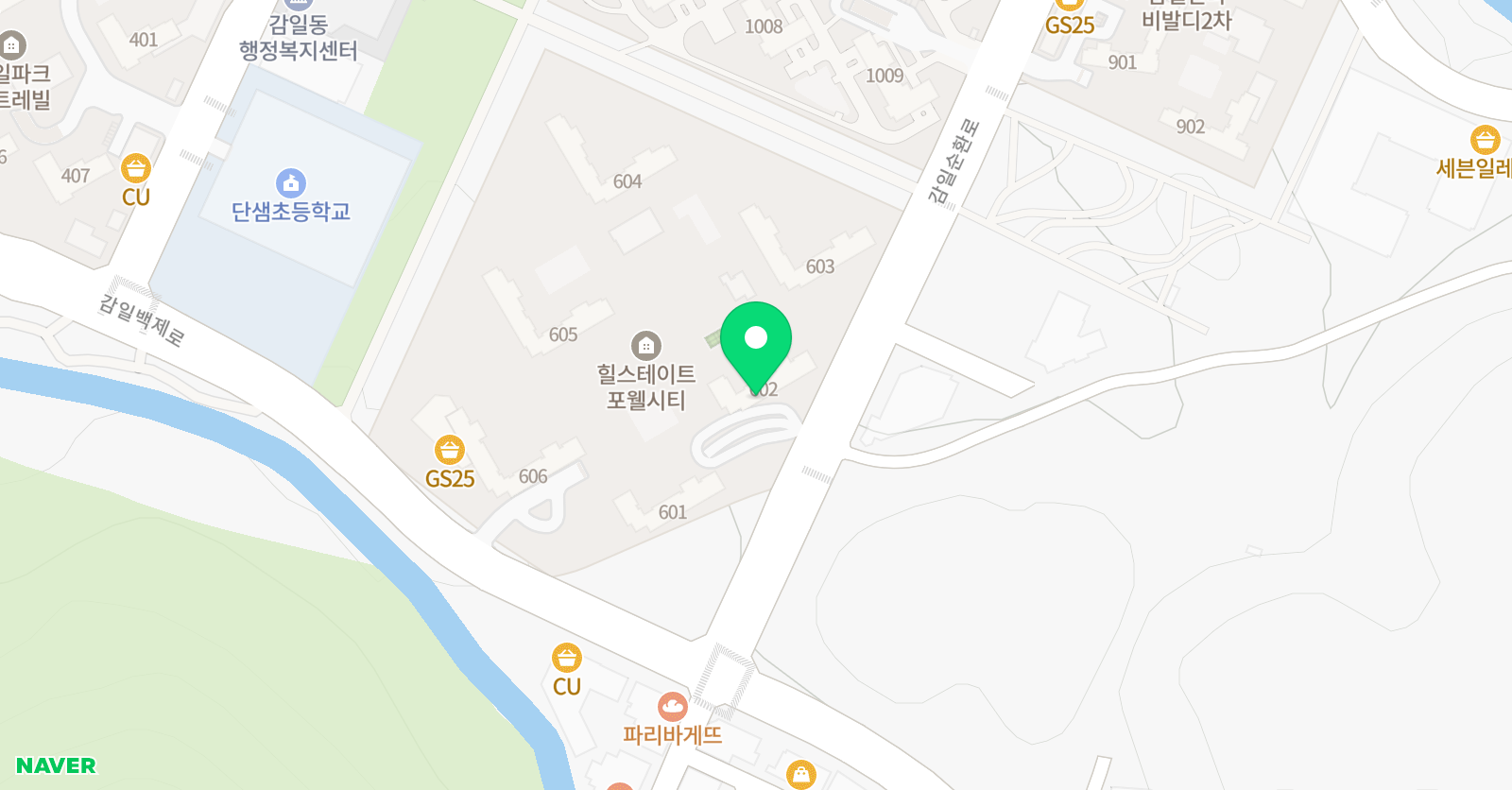 기탄사고력교실 감일힐스포웰시티점 위치