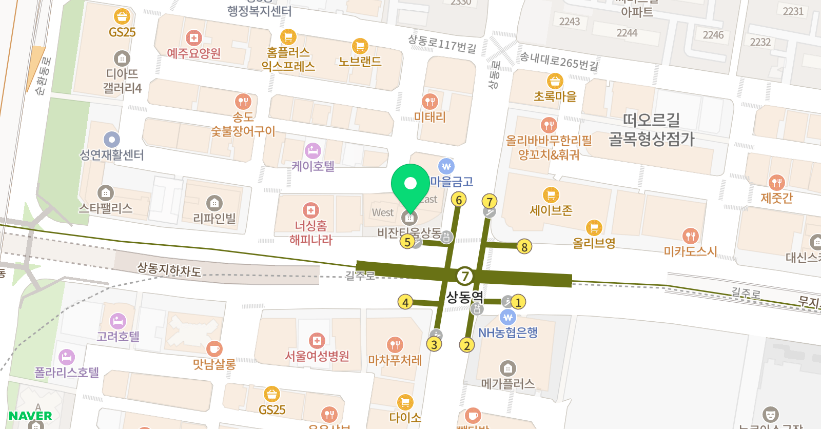 클라우드 미술학원 부천점 위치