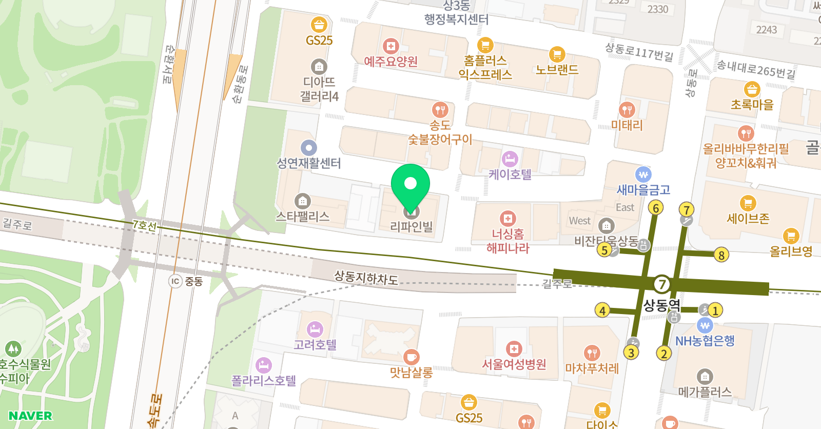 쁘리몬테 수학학원 위치