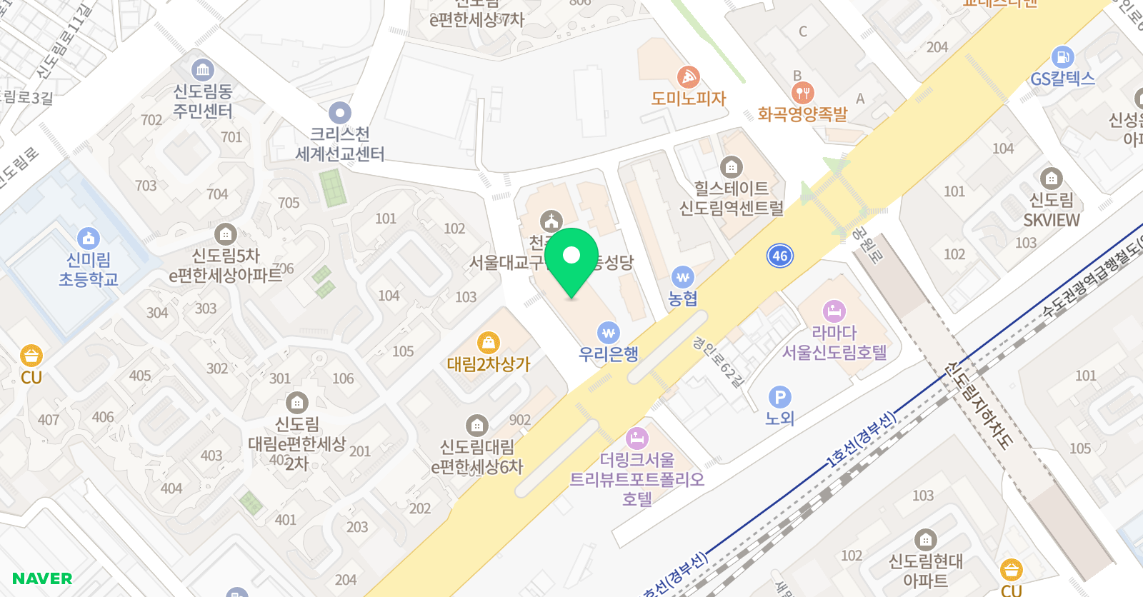 핌아트스튜디오 미술학원 위치