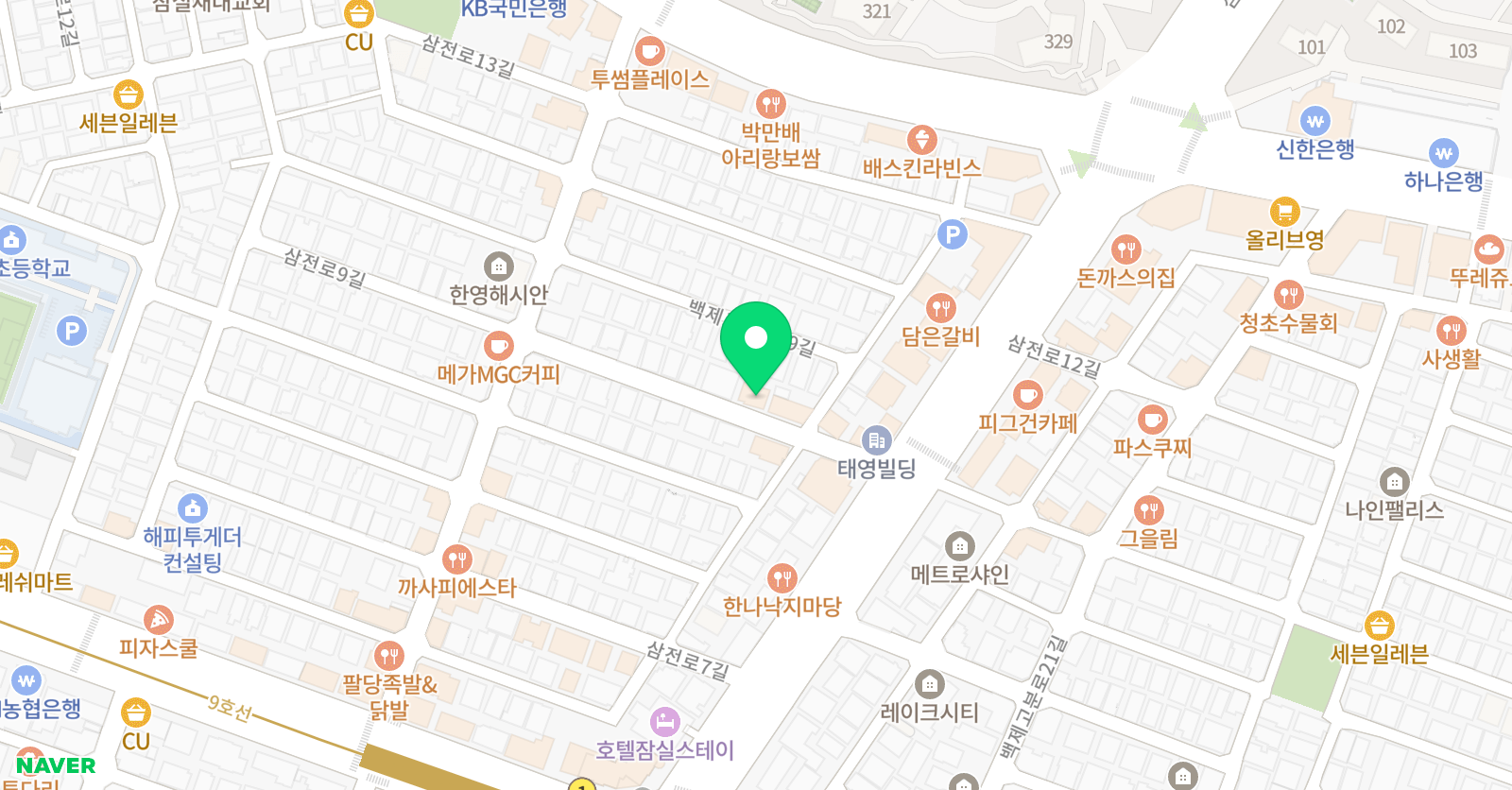페이스프렙 영어학원 위치