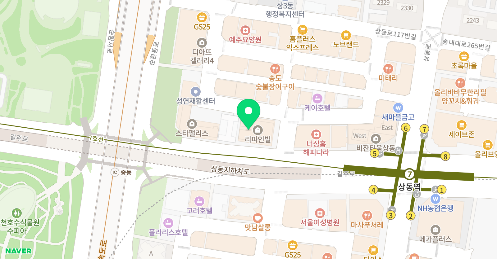 부천 지바둑센터 위치