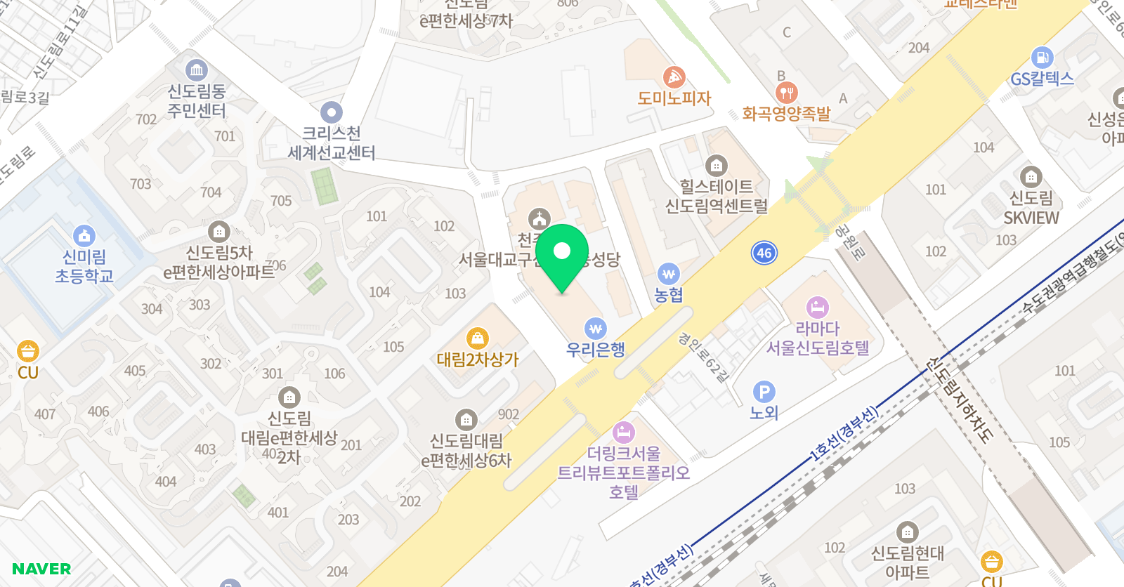 아뜰리에 선 위치