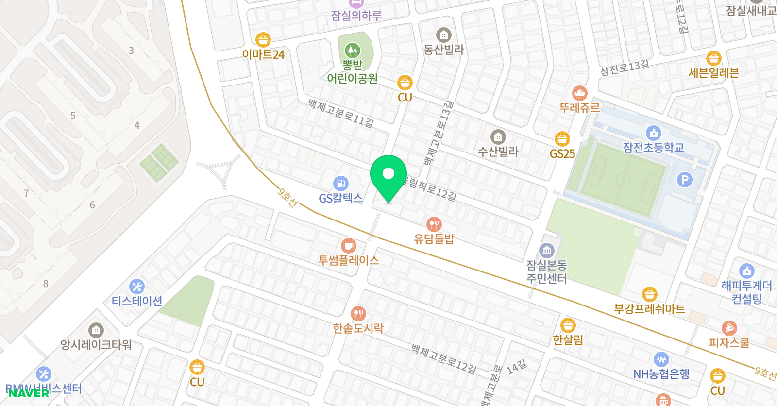박코치 주니어 어학원 위치
