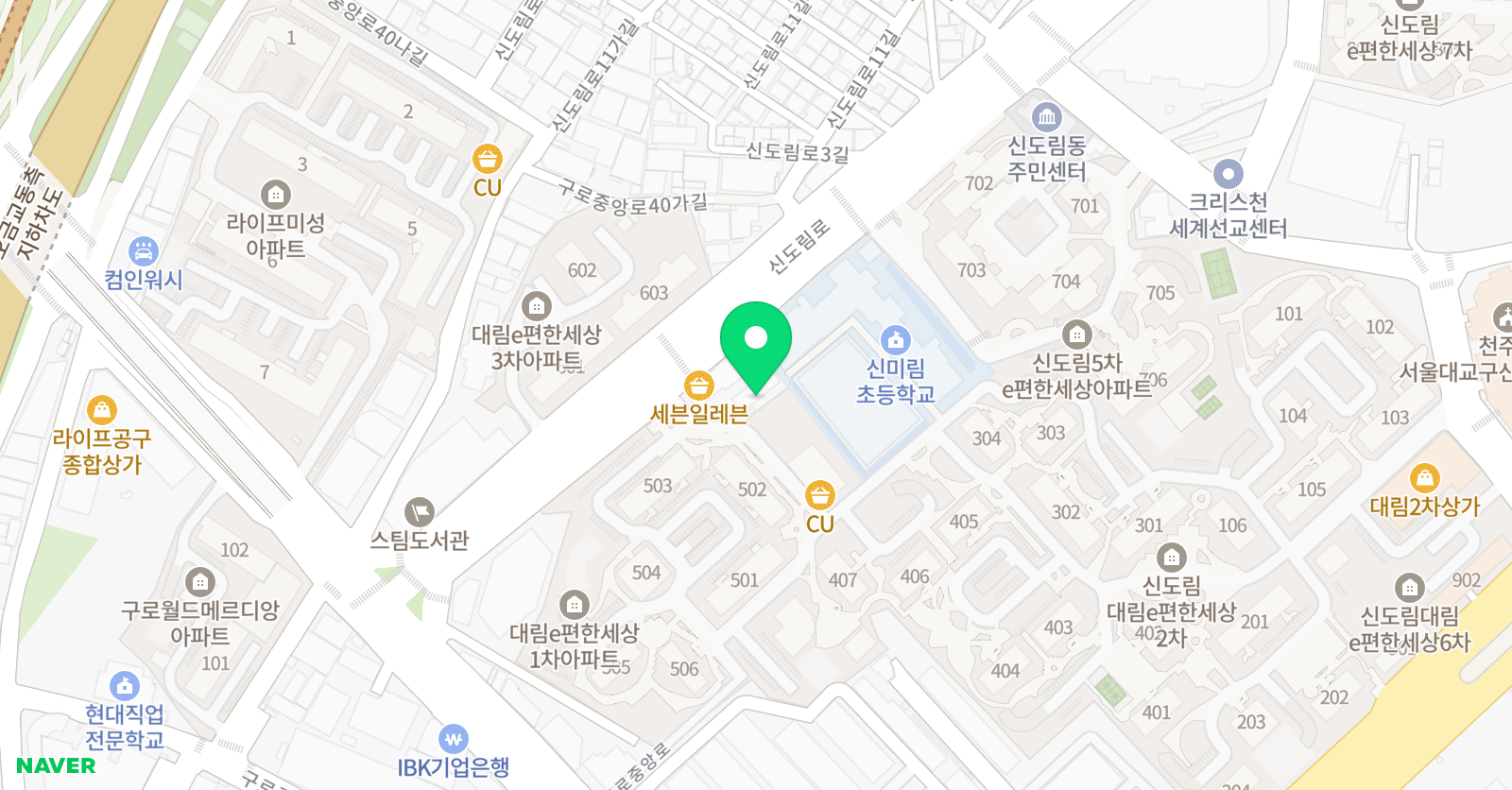 키즈랜드 어학원 위치