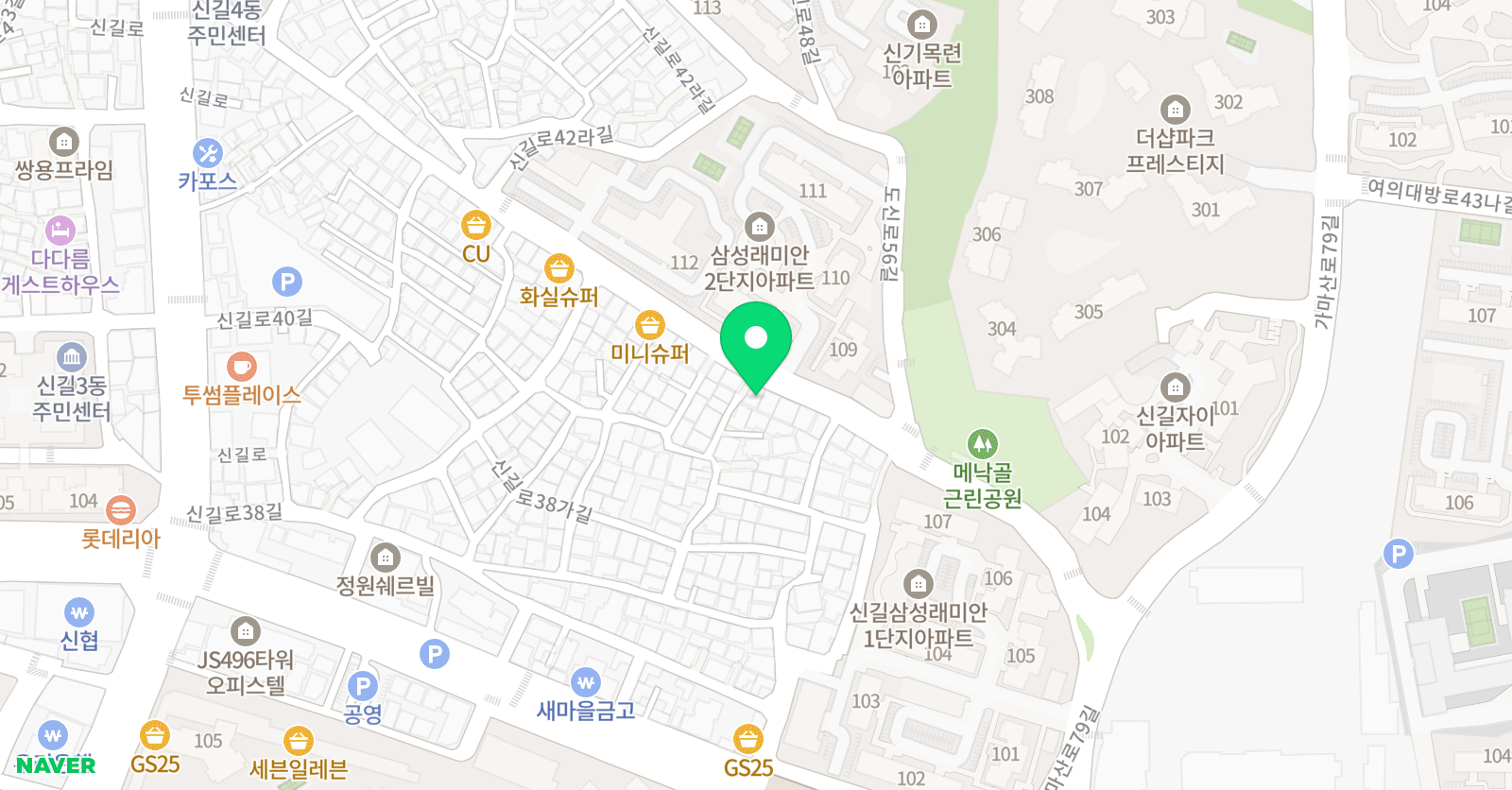 지우 수학교습소 위치