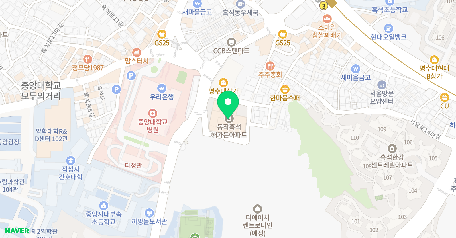 Y&S 발레학원 위치