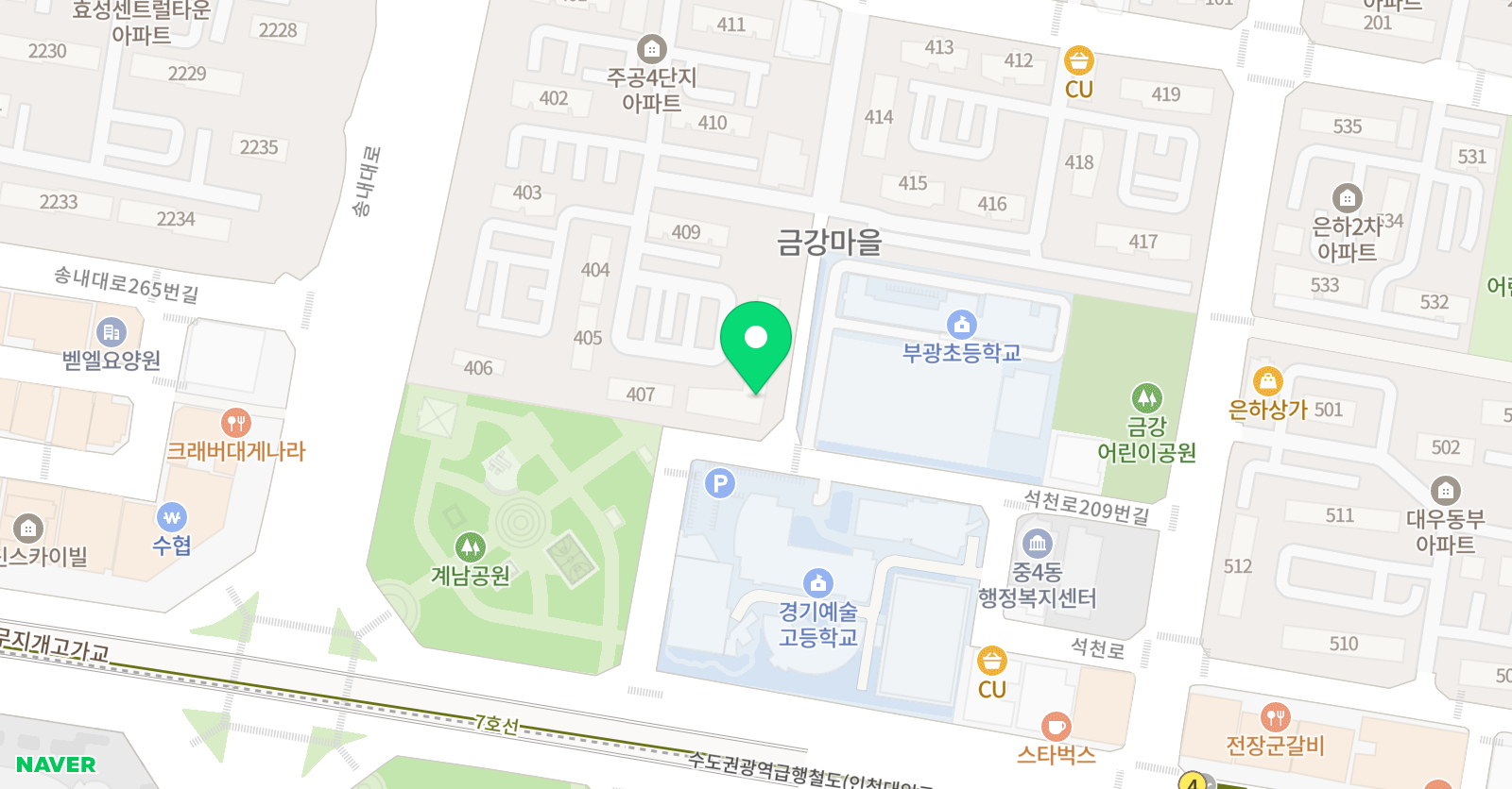 스펀지 수학교실 위치