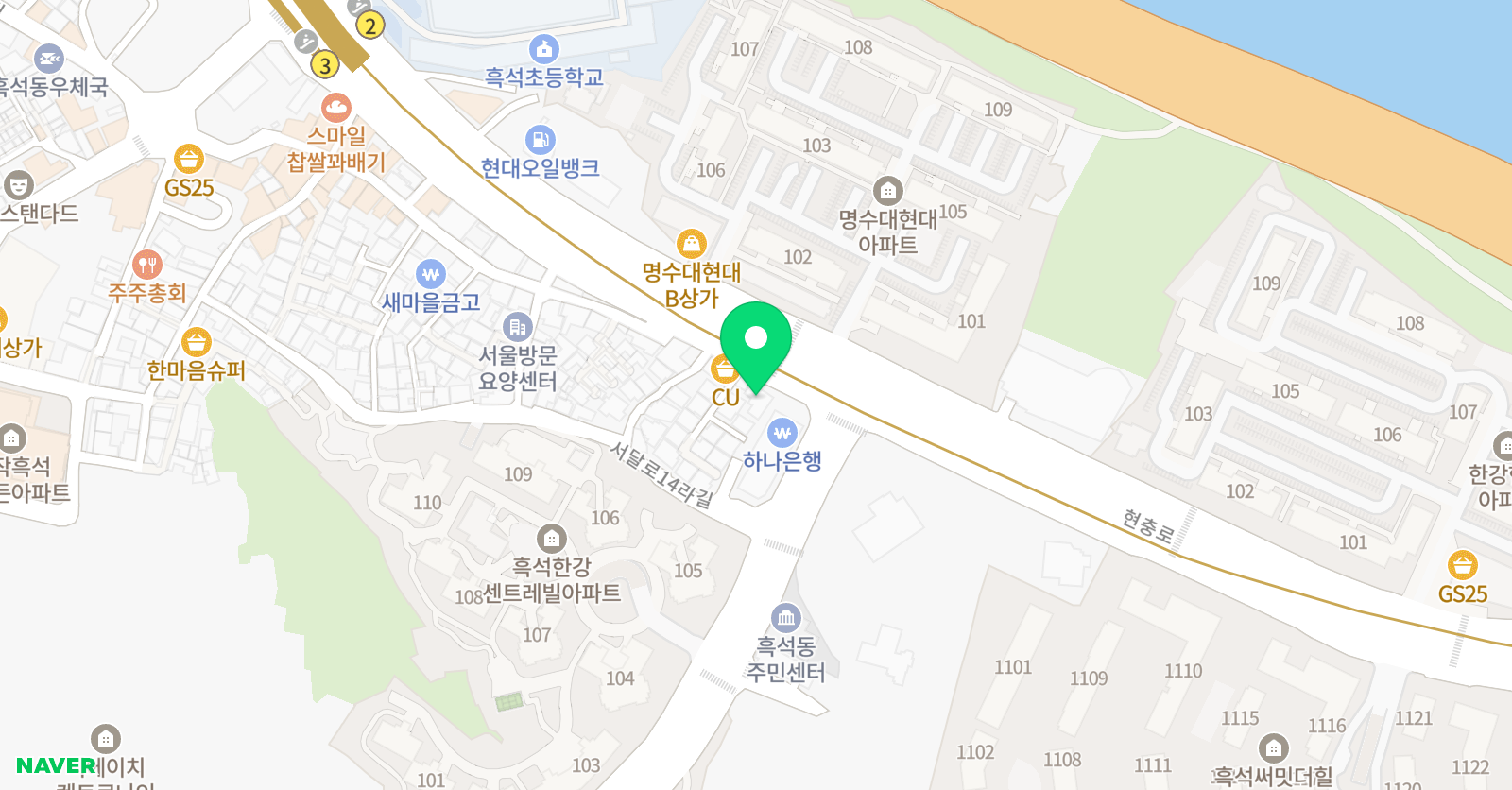 이화S 발레아카데미 학원 위치
