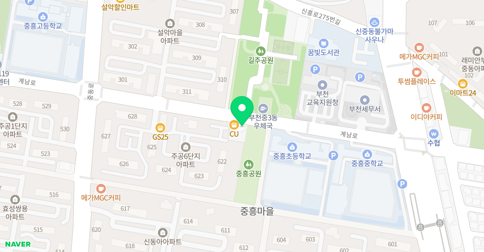 예마루미 미술학원 위치