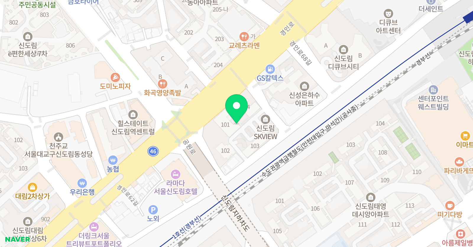 뮤직위붕하우스 위치