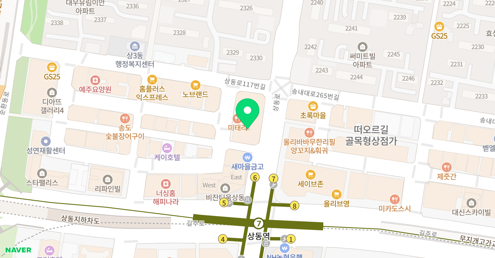 부천 애니하이 웹툰만화학원 위치