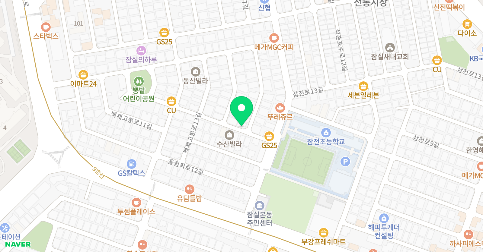 리르리라아뜰리에 위치