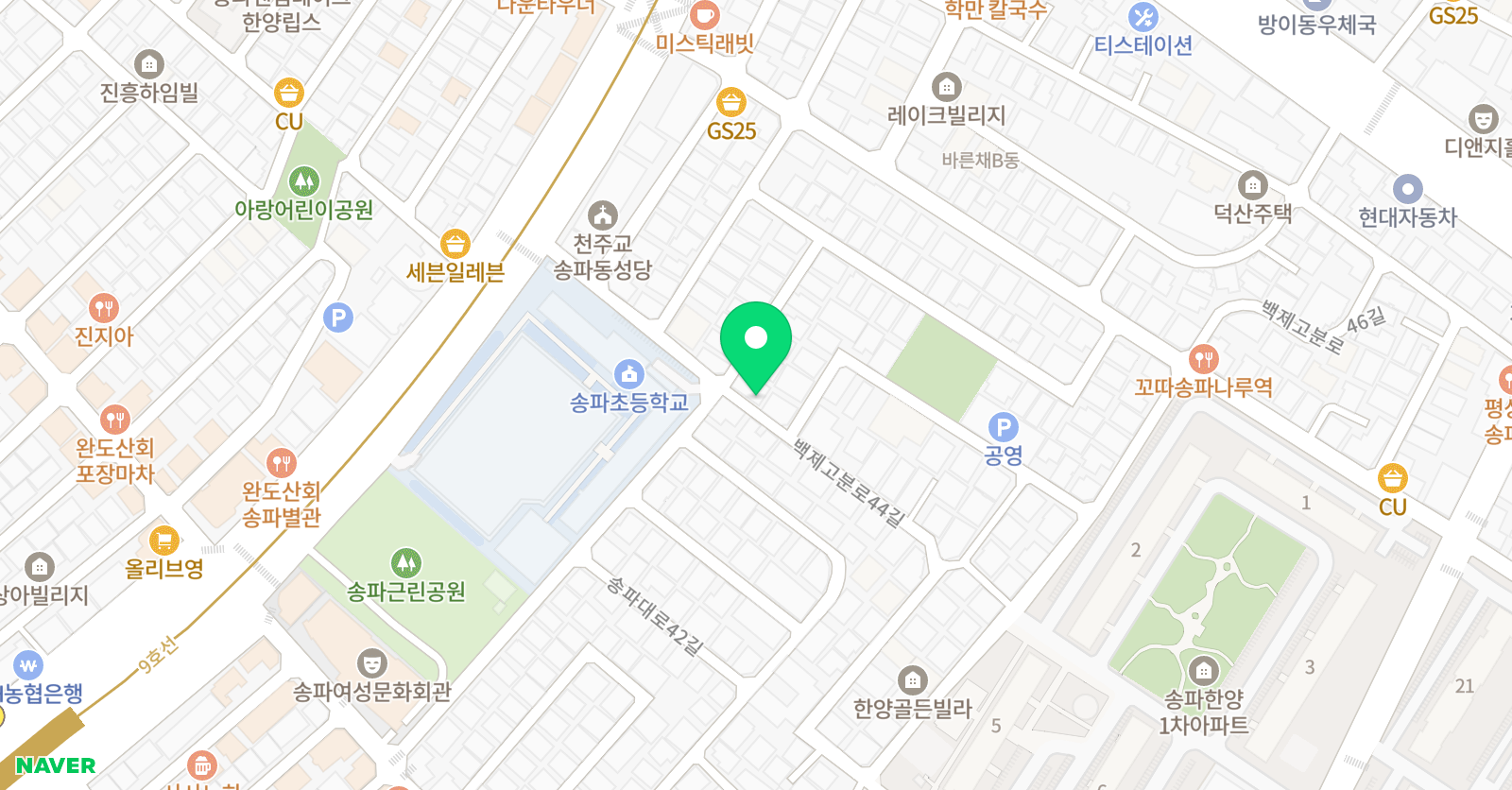 아틀리에쏠 미술교습소 위치