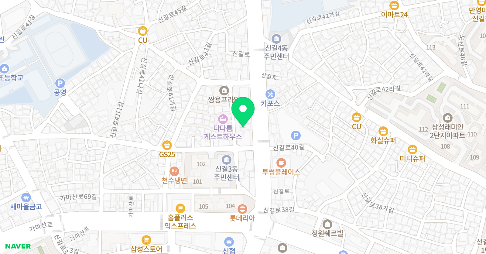 독작 국어논술학원 위치