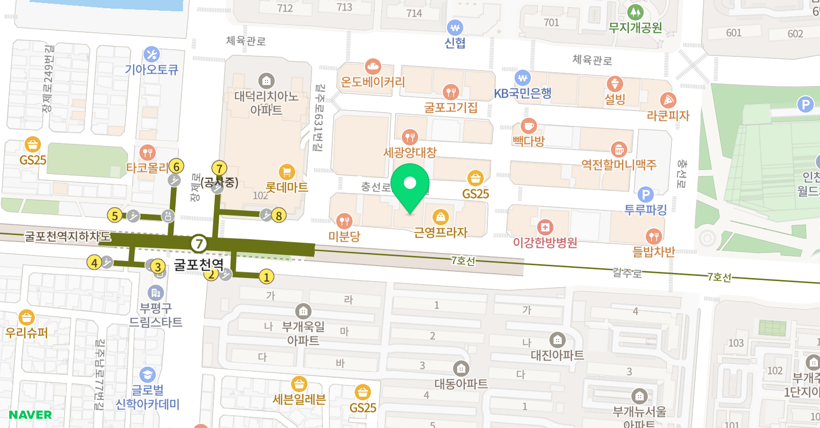 픽셀 미술학원 위치