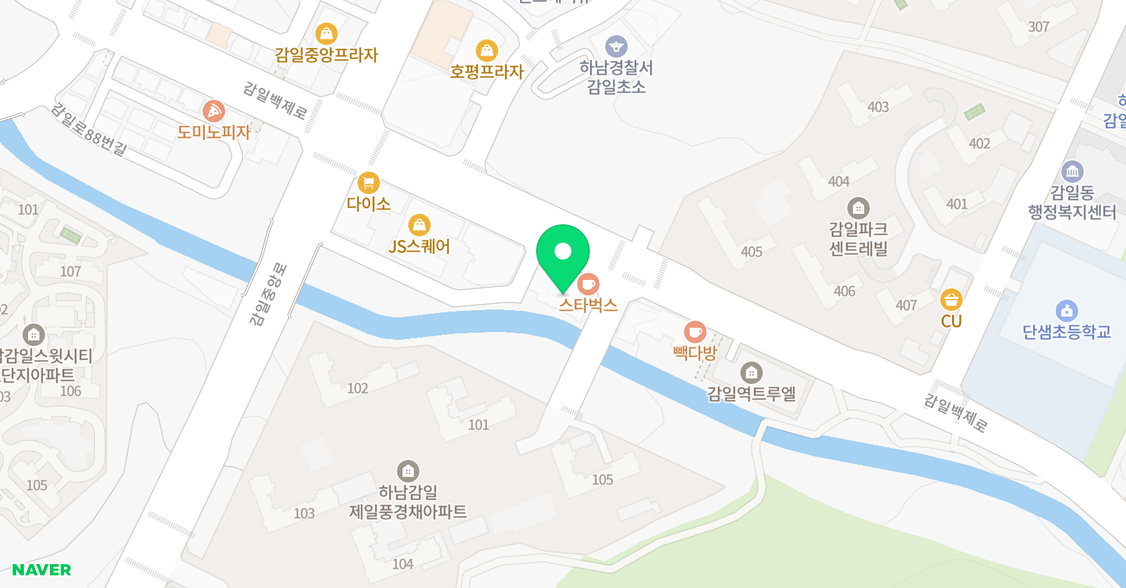 하다 국어영어학원 위치