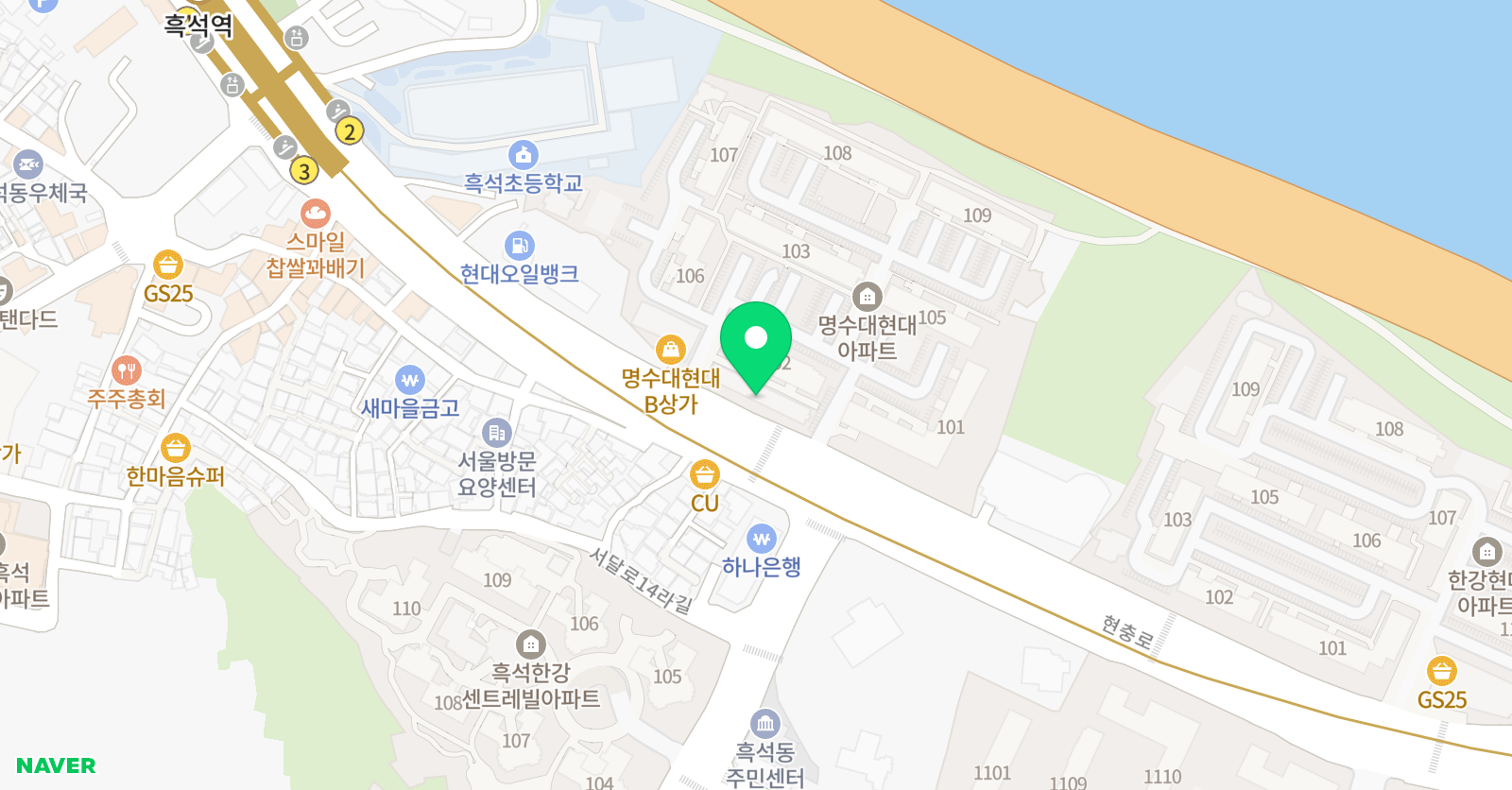 SH스포츠아카데미 위치