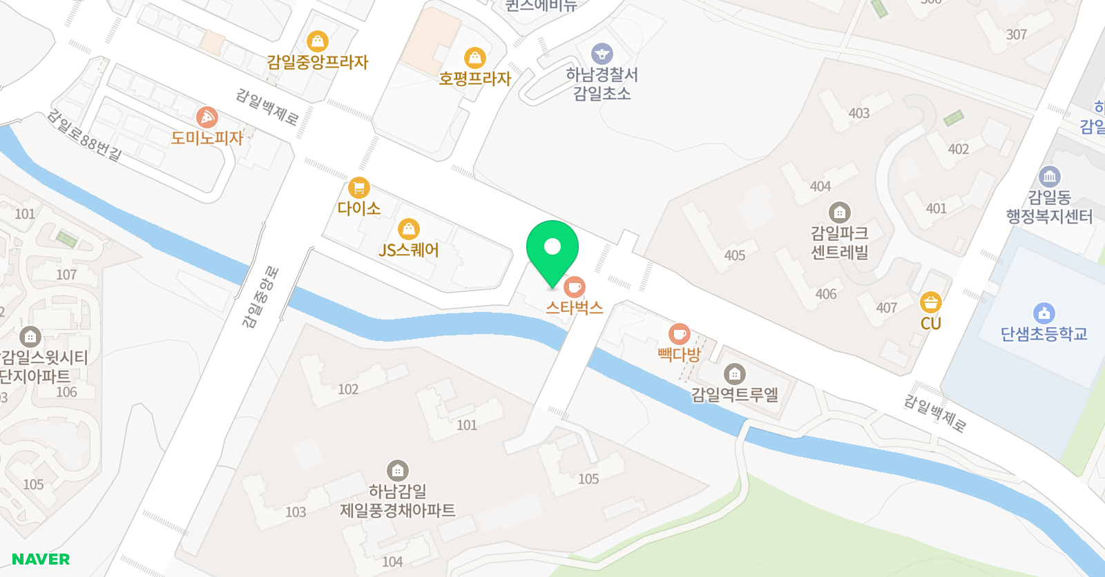 에듀하이 영어학원 위치