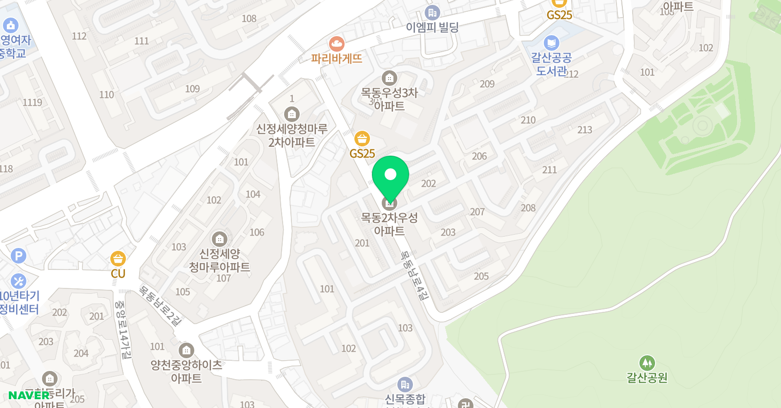 리드인 독서논술학원 은정점 위치