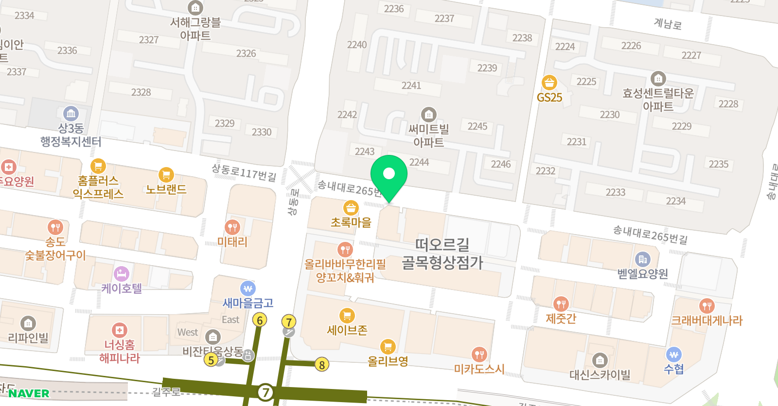 청담 어학원 부천브랜치 위치