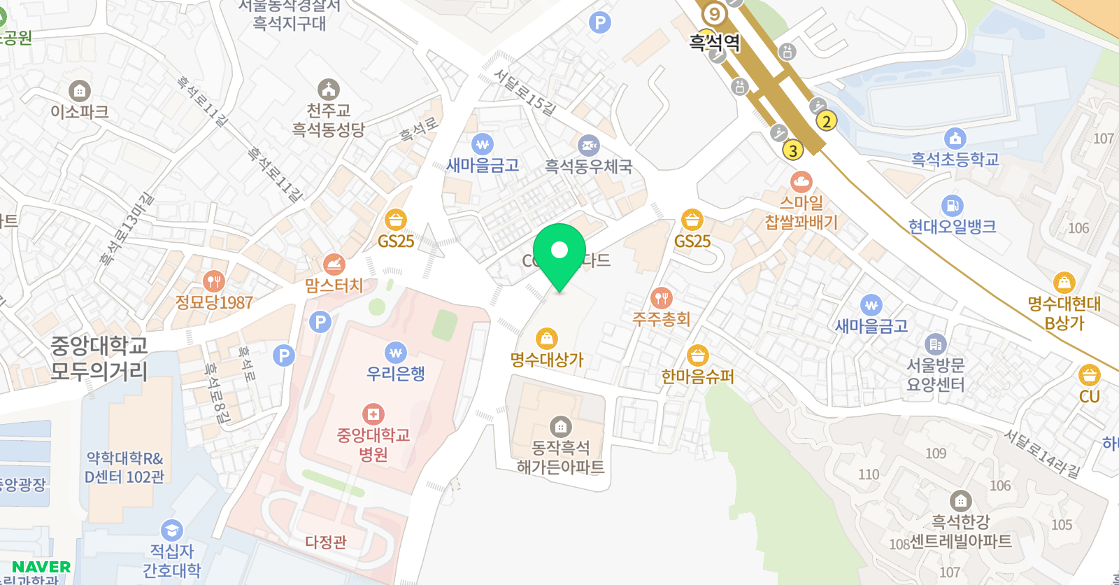 홍익 음악학원 위치