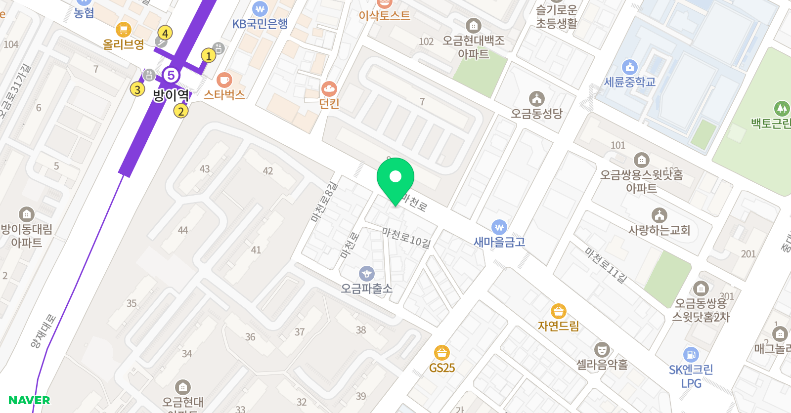 명문 학원 위치