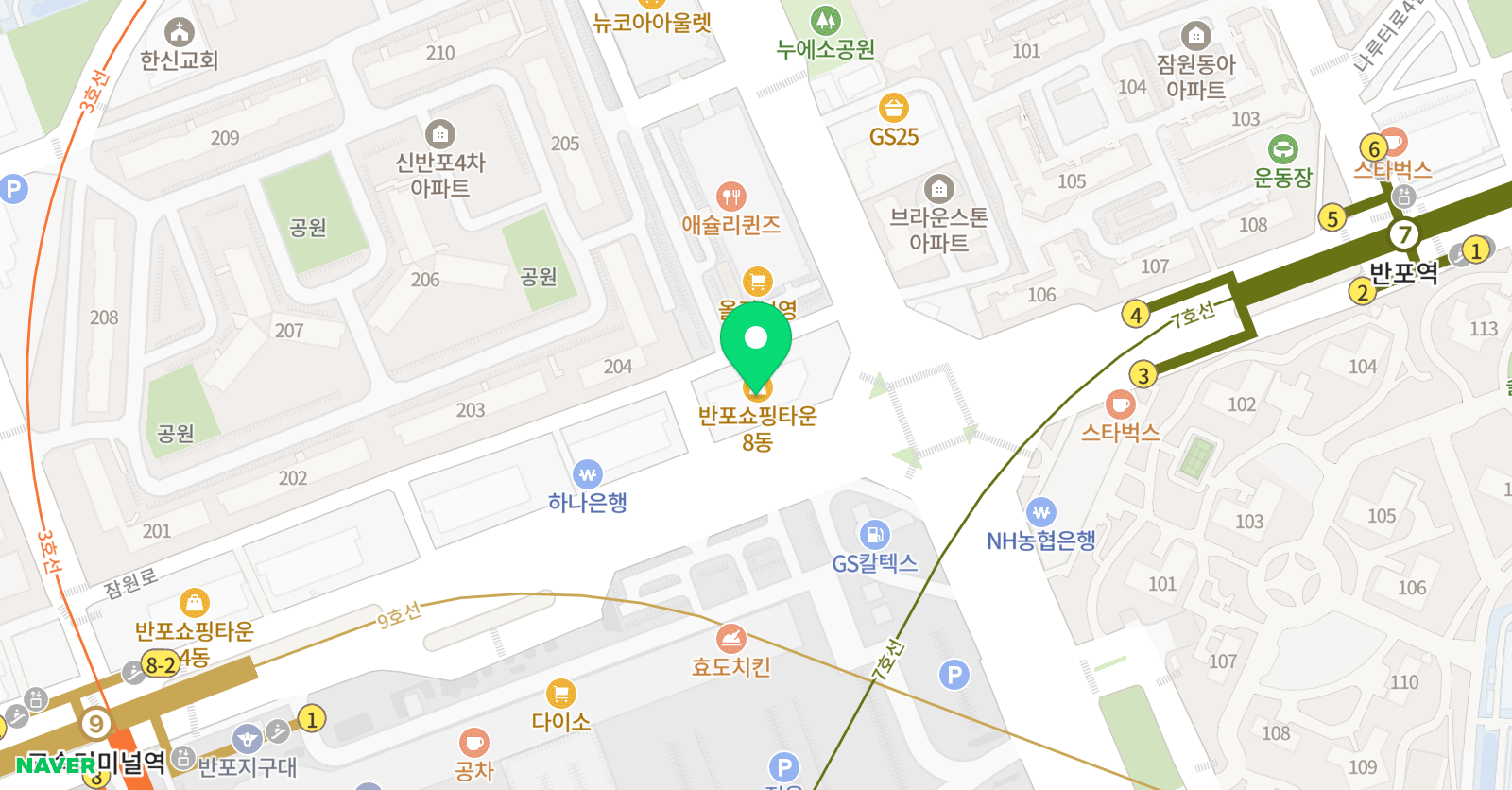 BMG 학원 위치