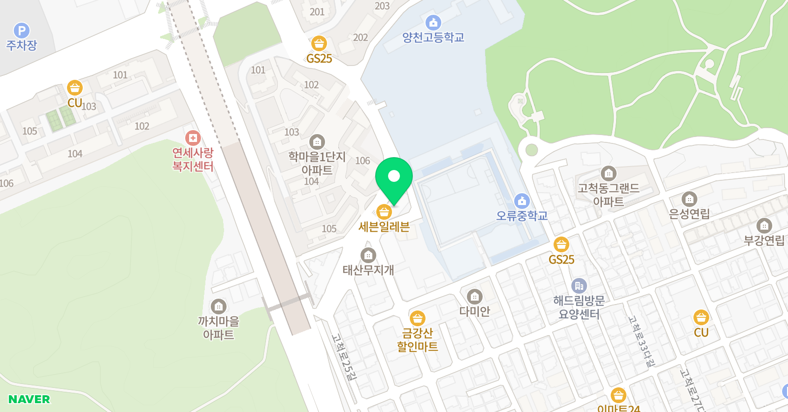 대호 태권도 위치
