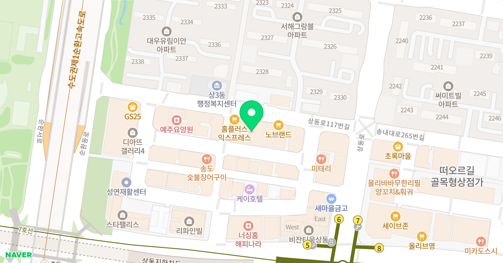 매스원 수학학원 위치