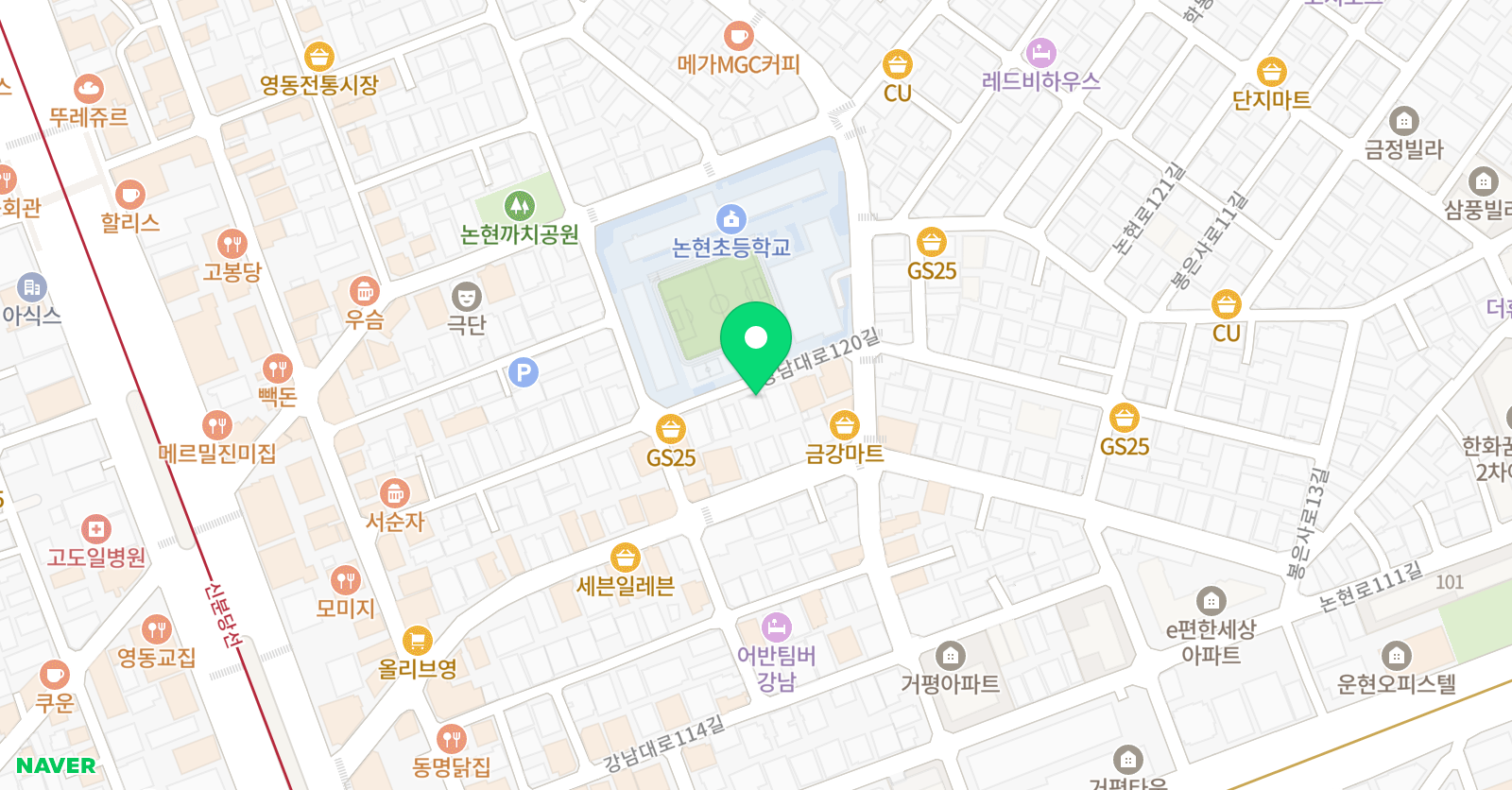 쇼팽 음악학원 위치