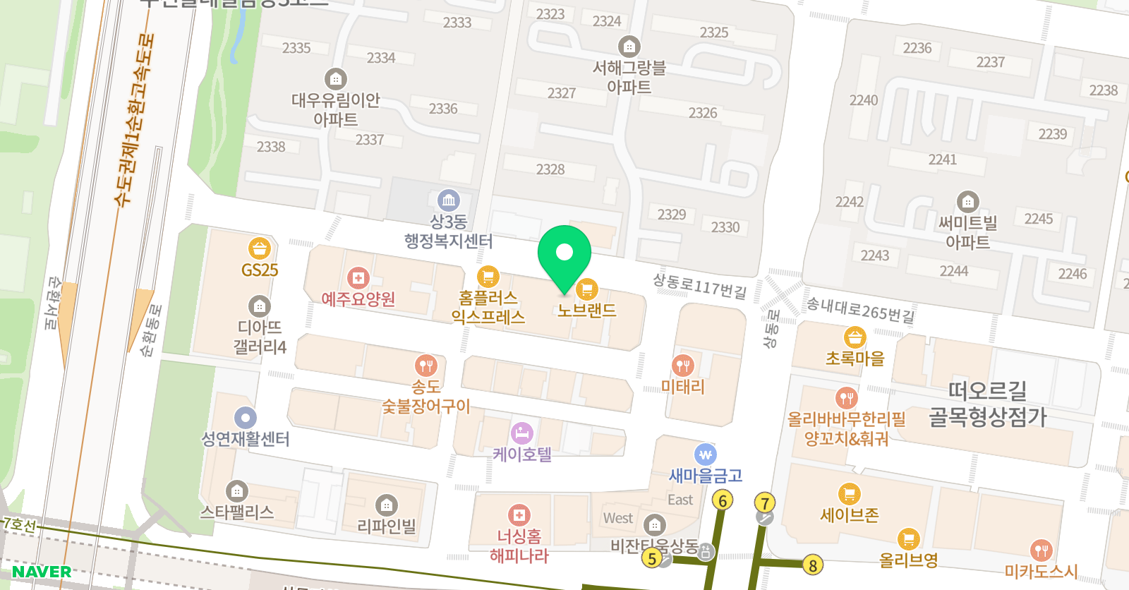MTMART 미술학원 위치