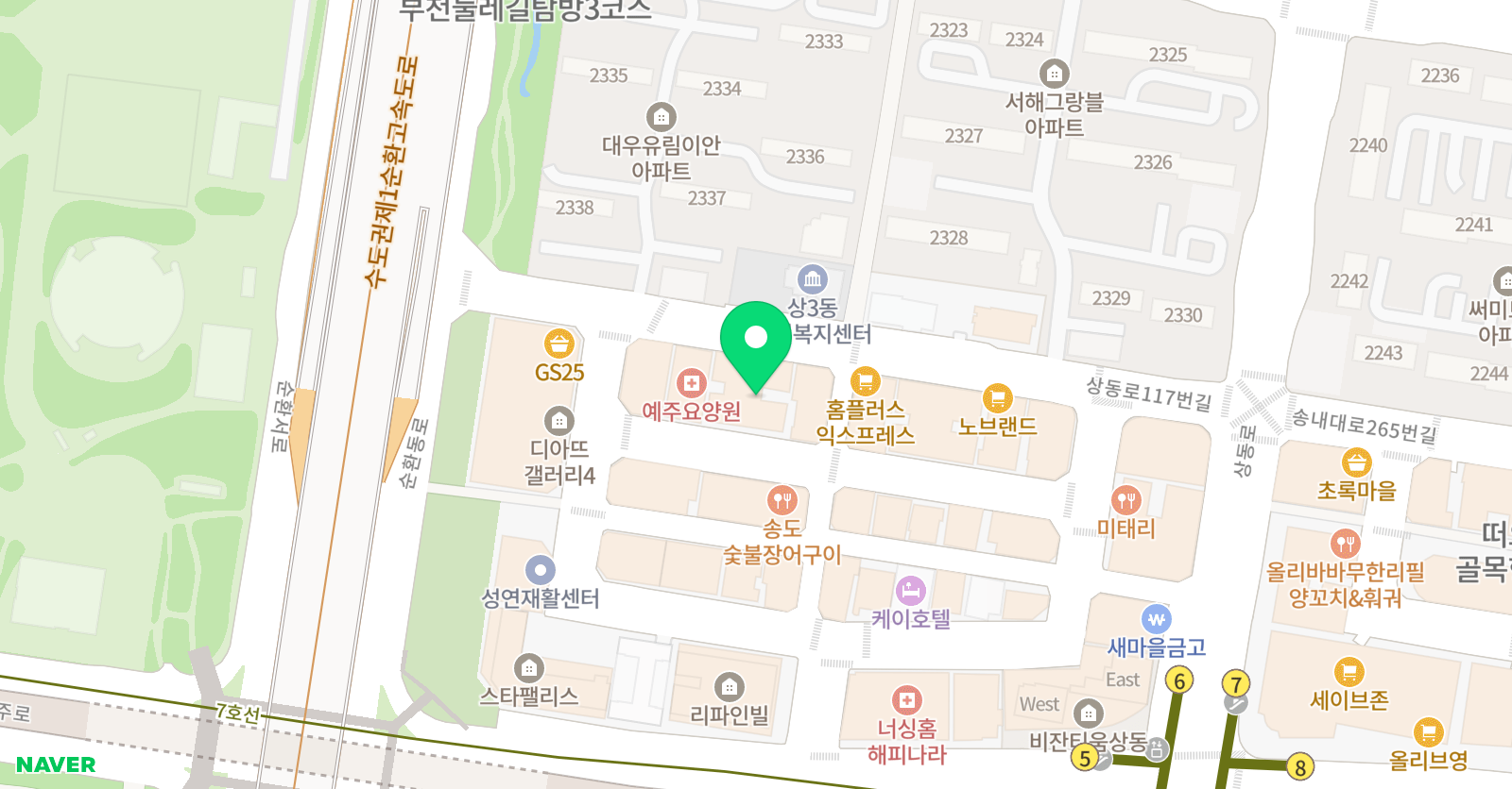 홍익앤아트 위치