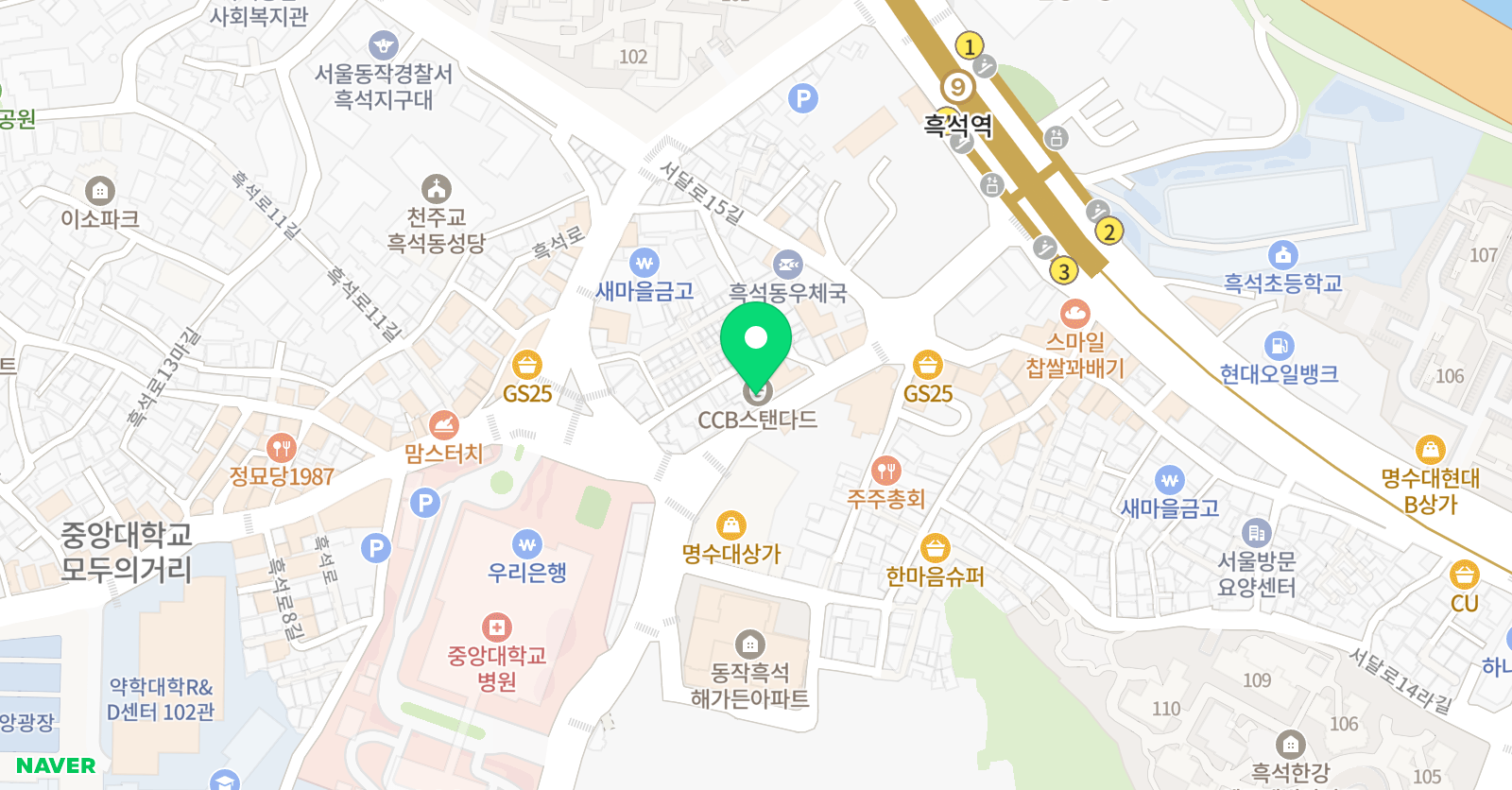 CCA클래스 학원 위치