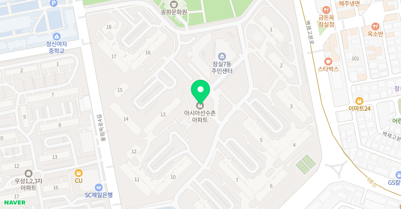앤잉글리쉬 원어민영어회화 위치