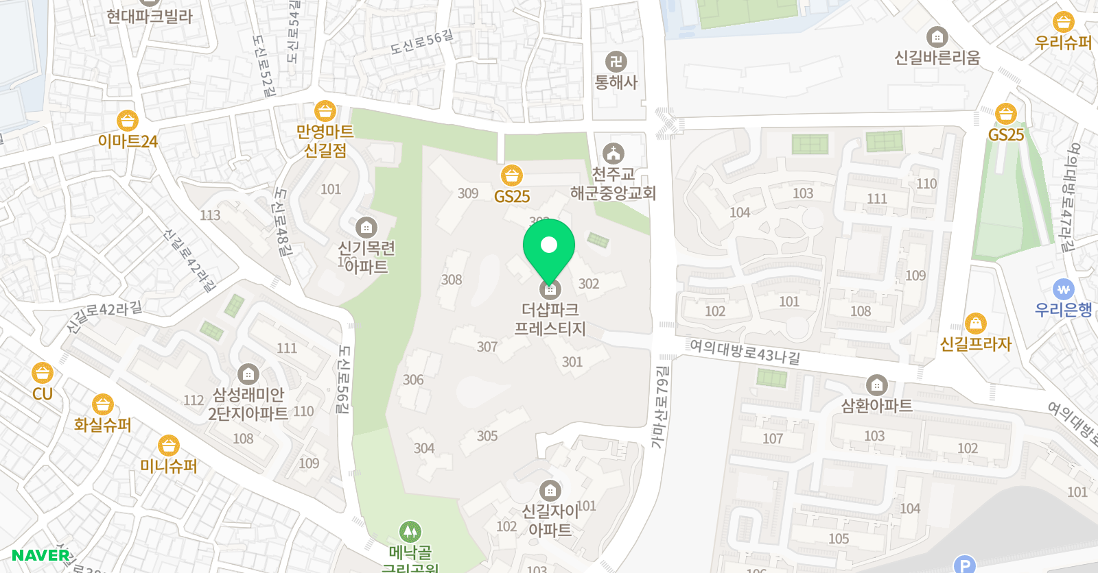 유니팝아르떼비 미술 위치