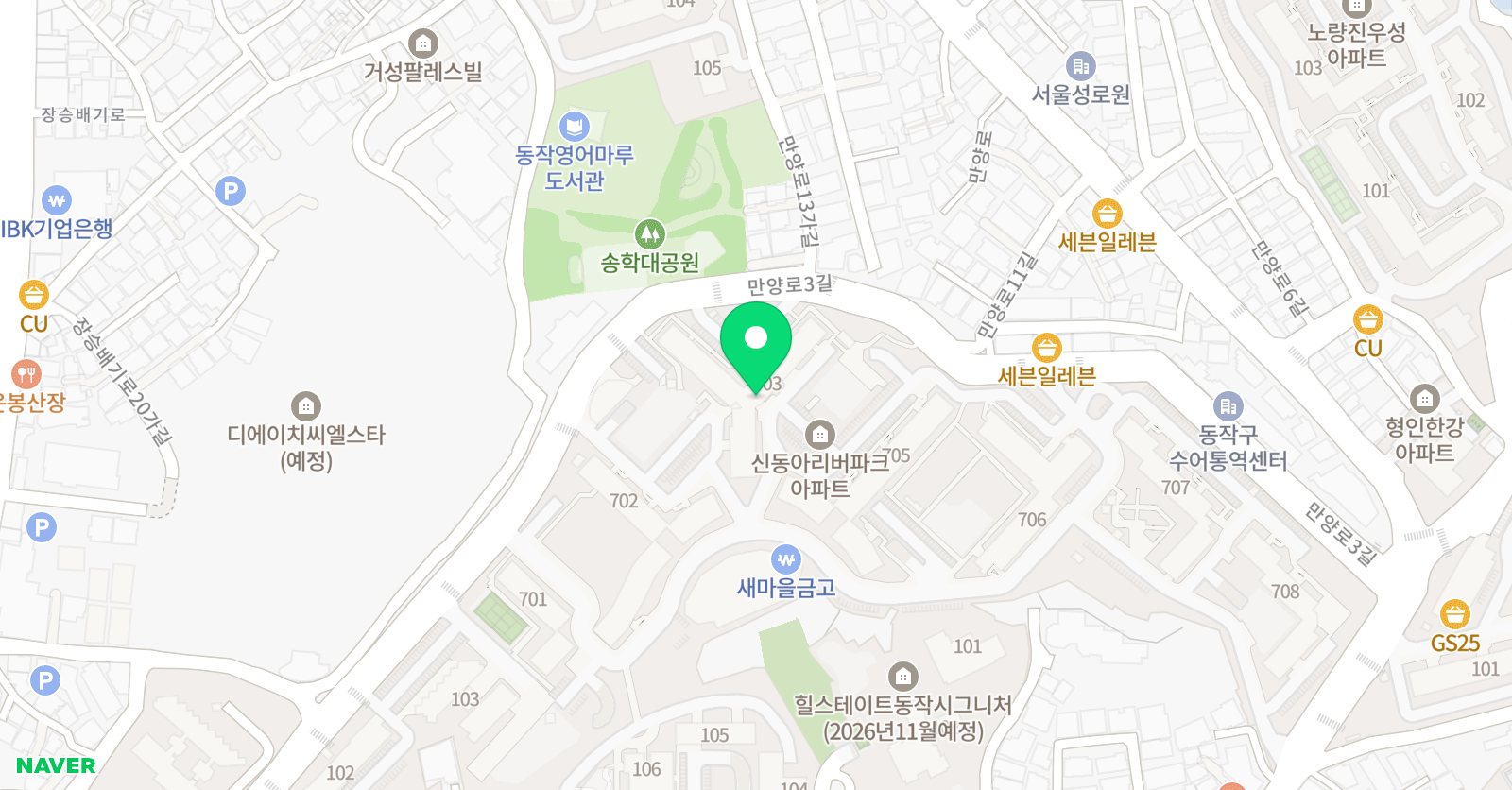 플레이팩토 신동아리버파크 위치