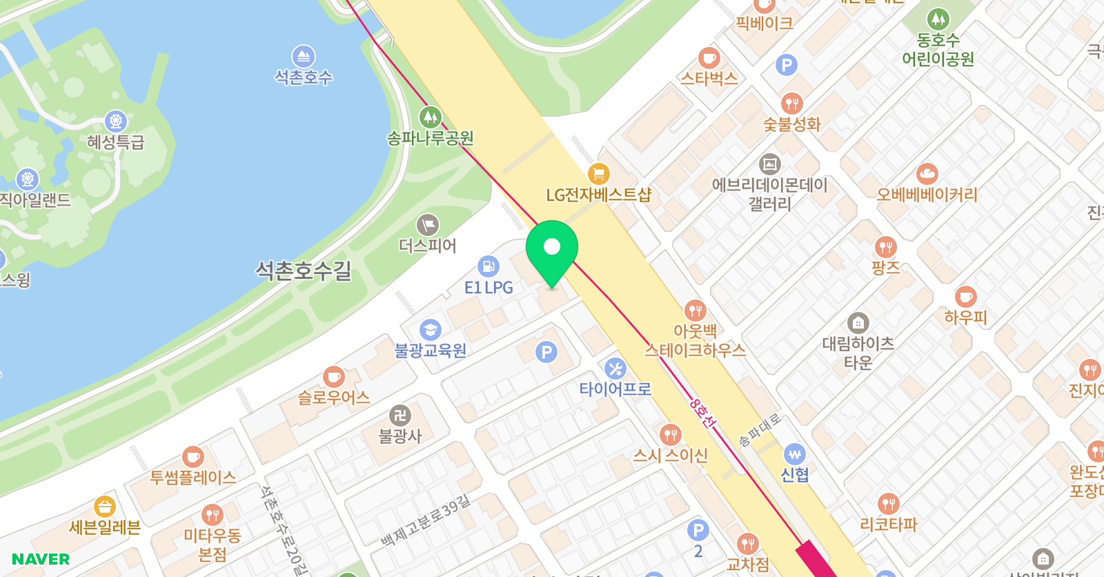 엔와이 댄스 잠실본점 위치
